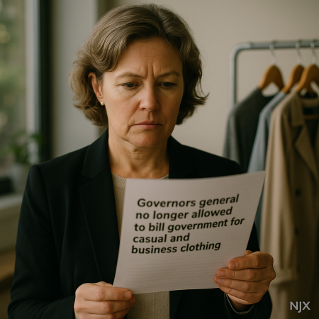 Governors General No Longer Allowed to Bill Government for Casual and Business Clothing