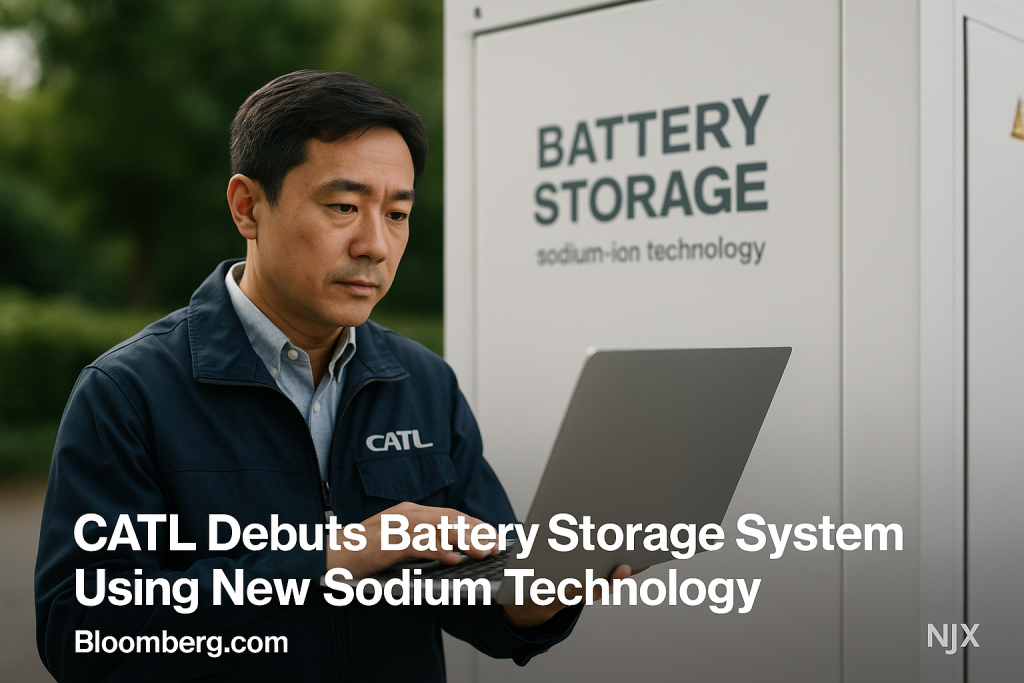 CATL Launches Innovative Battery Storage System with Sodium Technology