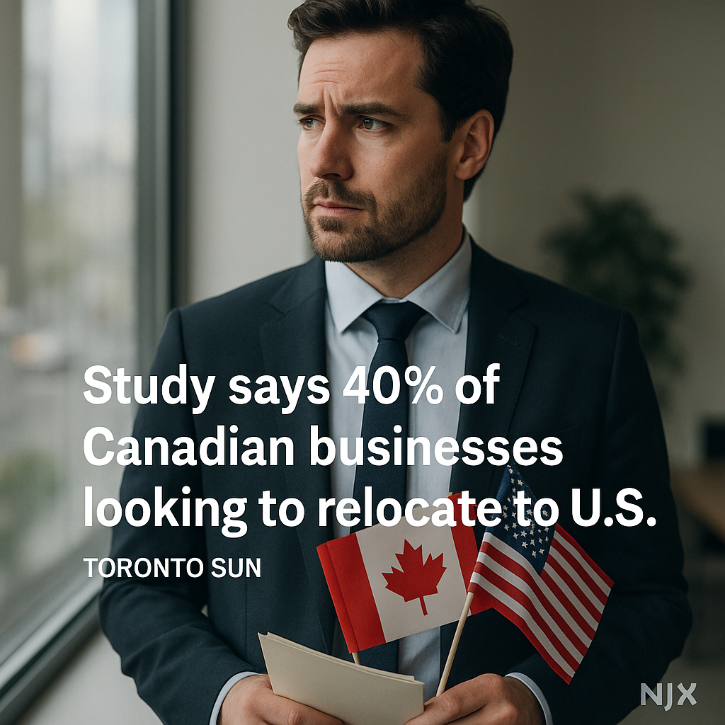 Why 40% of Canadian Businesses Are Considering Relocation to the U.S.