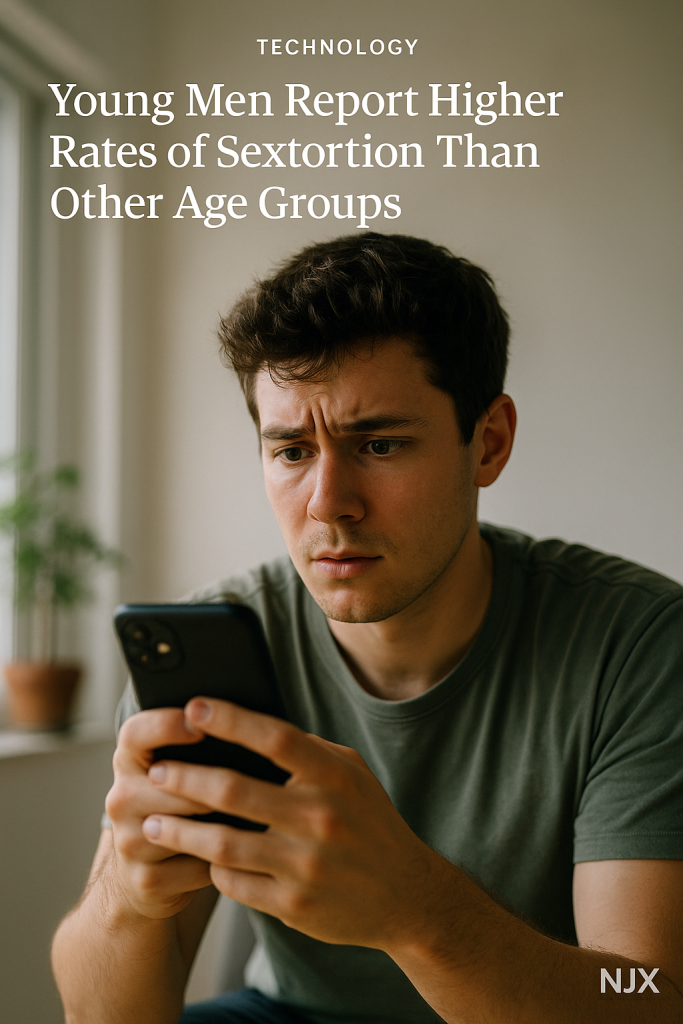 Young Men Report Higher Rates of Sextortion Than Other Age Groups