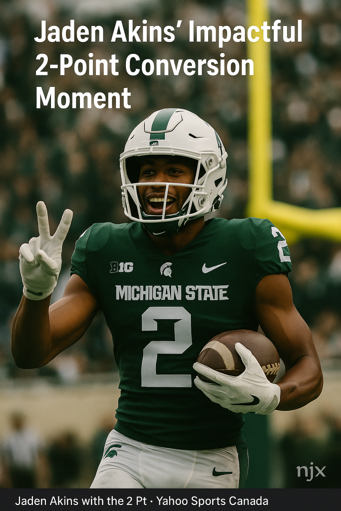Jaden Akins’ Impactful 2-Point Conversion Moment