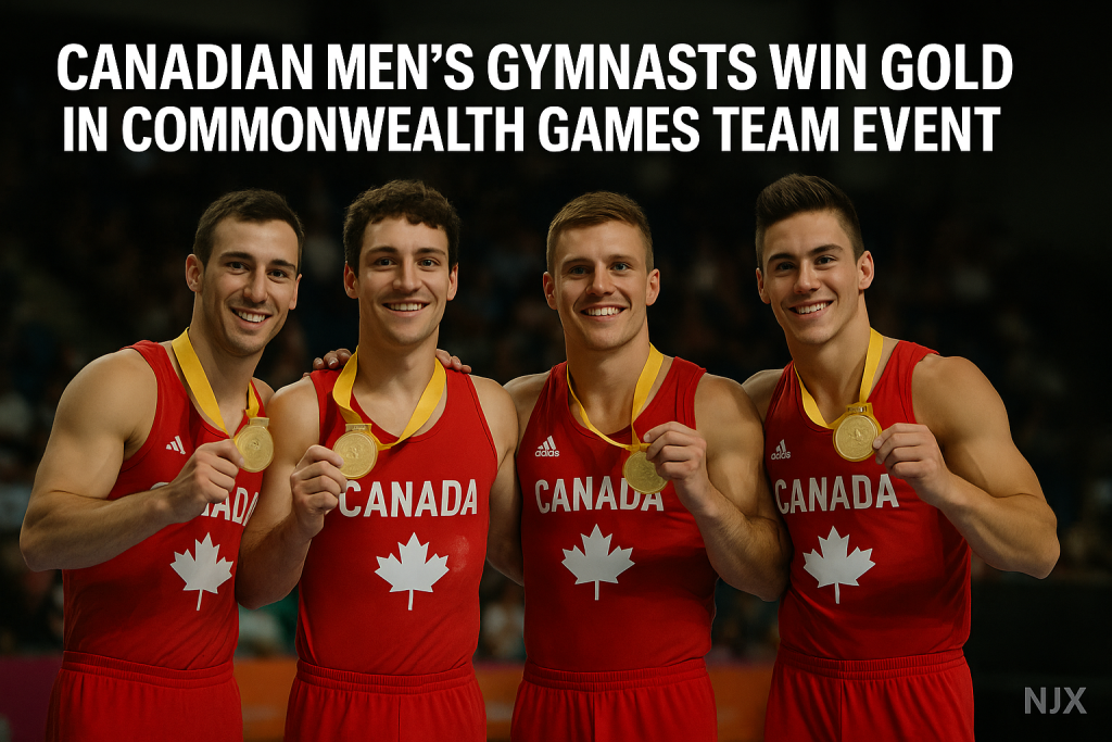 Canadian Men’s Gymnasts Win Gold in Commonwealth Games Team Event